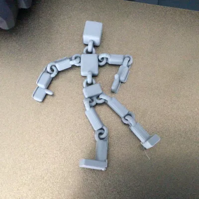 Mô hình Ted ragdoll không mặt