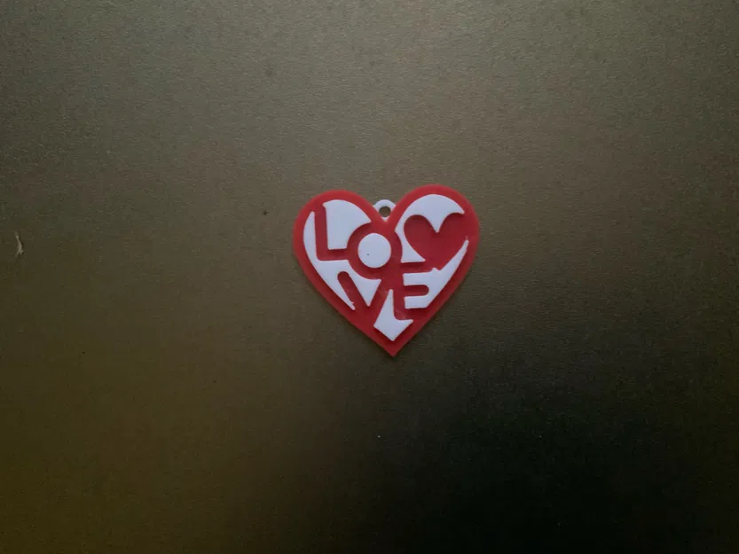 5 Mẫu Charm Tim Trái Tim Cho Móc Khóa/Dây Chuyền Valentine - Image 2