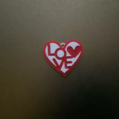 5 Mẫu Charm Tim Trái Tim Cho Móc Khóa/Dây Chuyền Valentine