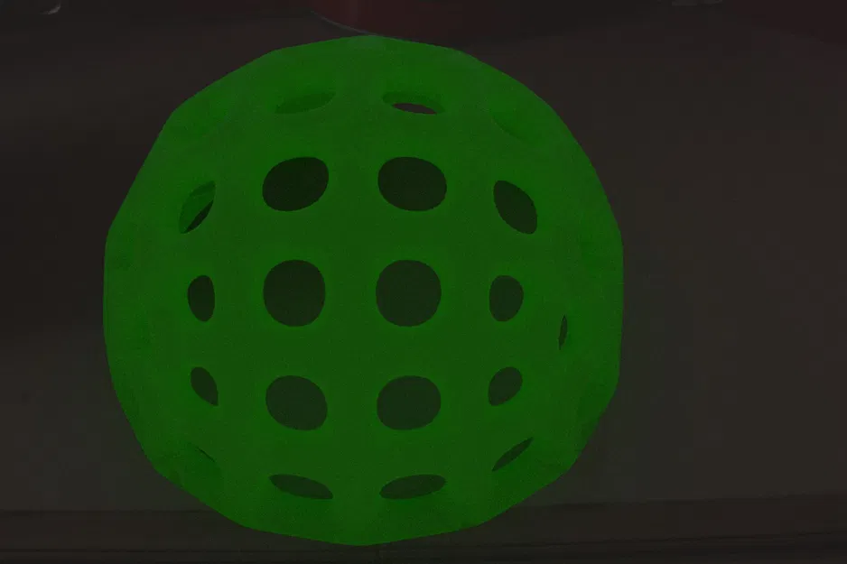 Đèn Ngủ Hình Cầu Đối Xứng Voronoi Cho Ánh Sáng Đen - Image 1