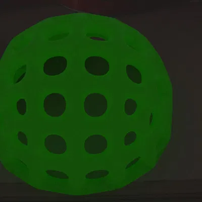 Đèn Ngủ Hình Cầu Đối Xứng Voronoi Cho Ánh Sáng Đen