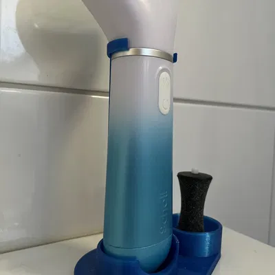 Chân đế cho máy chà gót chân Scholl có kèm 1 khe giữ file phụ