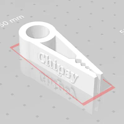 Kẹp Túi Snack Có Chữ Chipsy