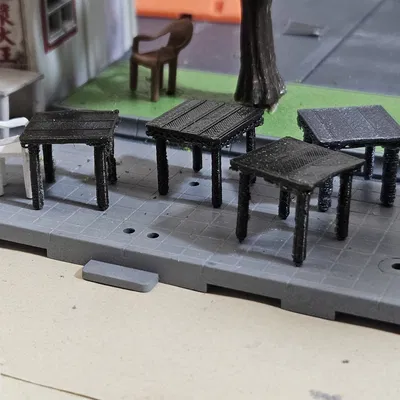 Bàn Nhà Hàng Tỉ Lệ 1/64