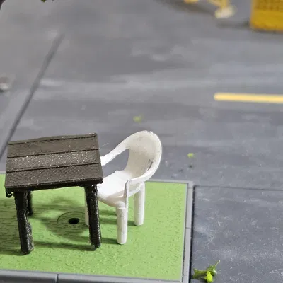 Bàn Nhà Hàng Tỉ Lệ 1/64