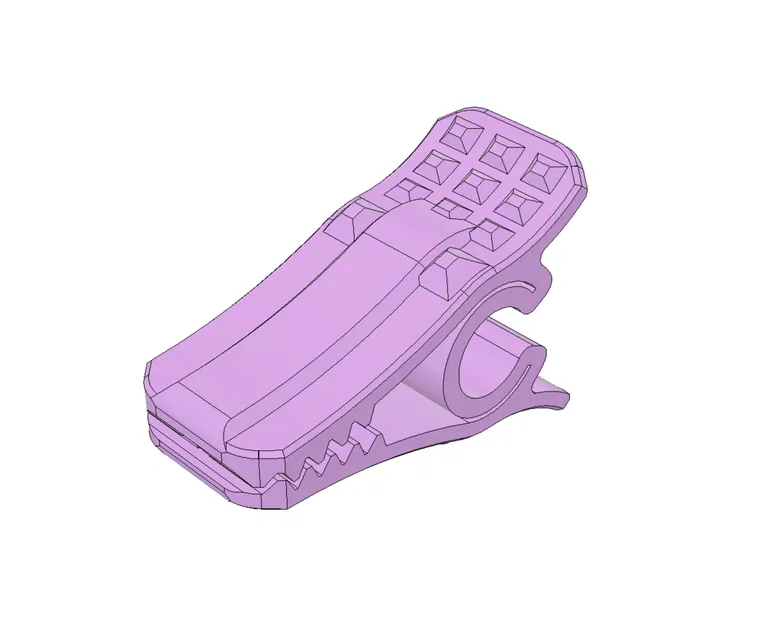 Kẹp túi hình đầu cá sấu - Image 2