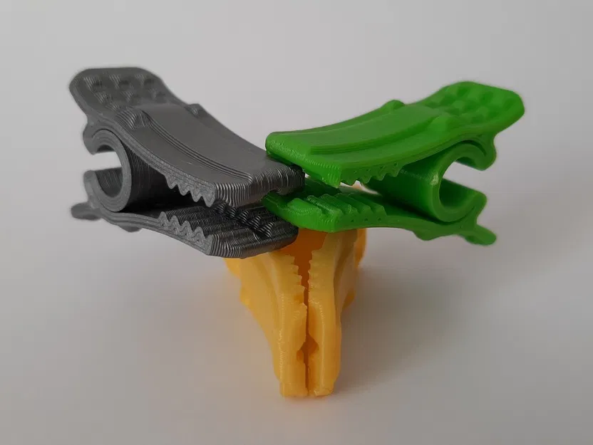 Kẹp túi hình đầu cá sấu - Image 3