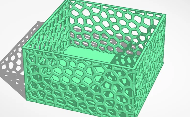 Hộp với hoa văn voronoi - Image 3