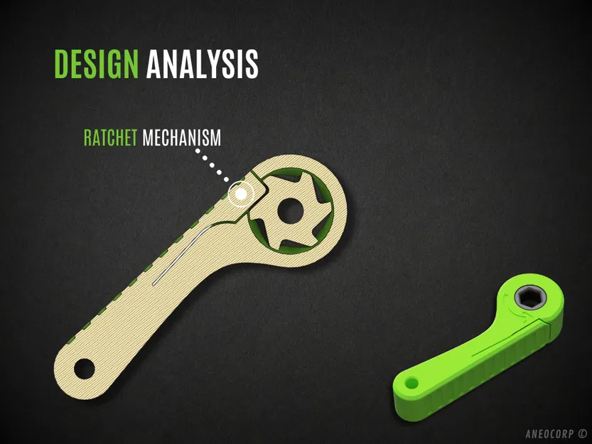 MiniHex Bit Ratchet - Dụng Cụ Vặn Vít Nhỏ Gọn - Image 2