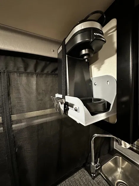 Kệ để máy pha trà/cà phê cho xe Vanlife - Image 2