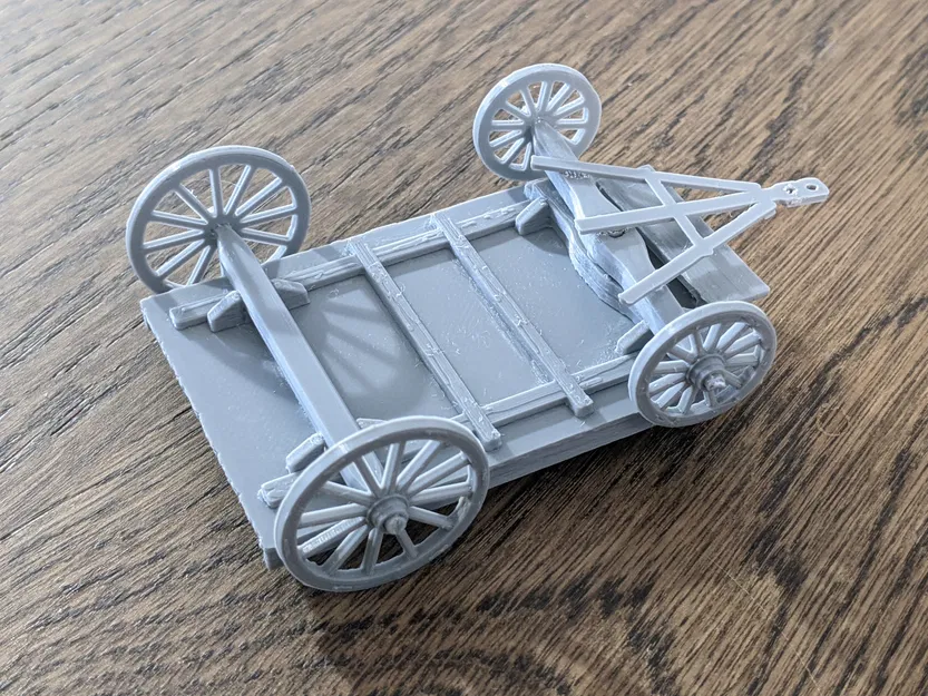 Xe Ngựa Gỗ Vẹt Gỗ - Trang Trí D&D - Image 3