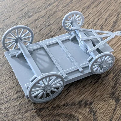 Xe Ngựa Gỗ Vẹt Gỗ - Trang Trí D&D