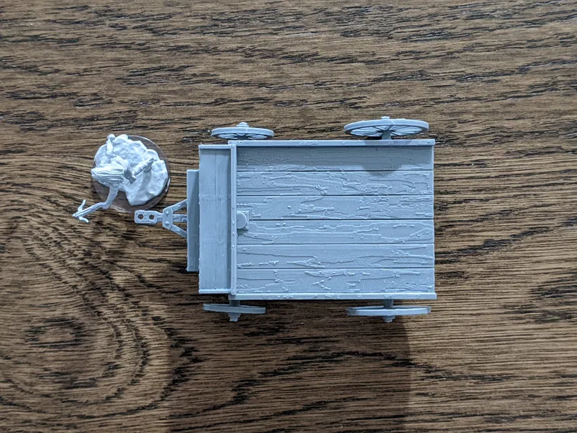 Xe Ngựa Gỗ Vẹt Gỗ - Trang Trí D&D - Image 4