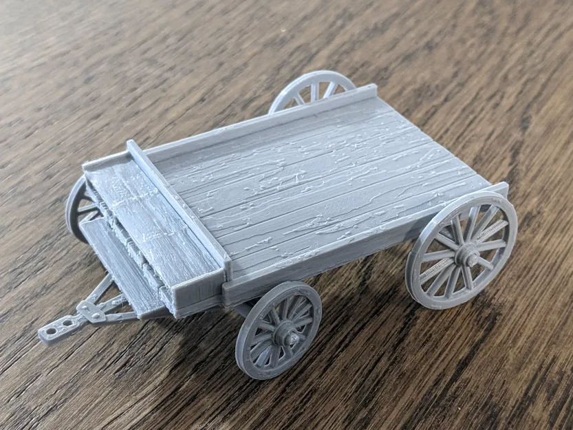 Xe Ngựa Gỗ Vẹt Gỗ - Trang Trí D&D - Image 5