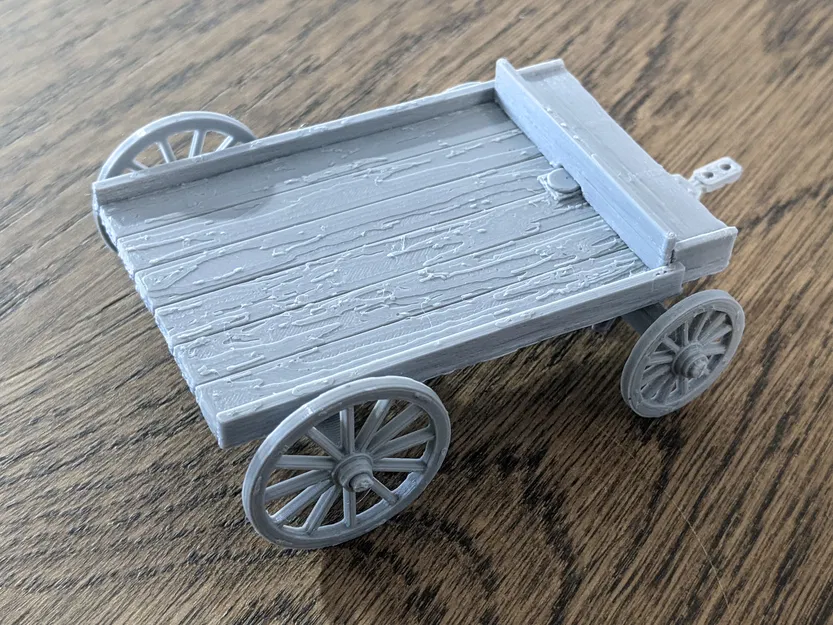 Xe Ngựa Gỗ Vẹt Gỗ - Trang Trí D&D - Image 6