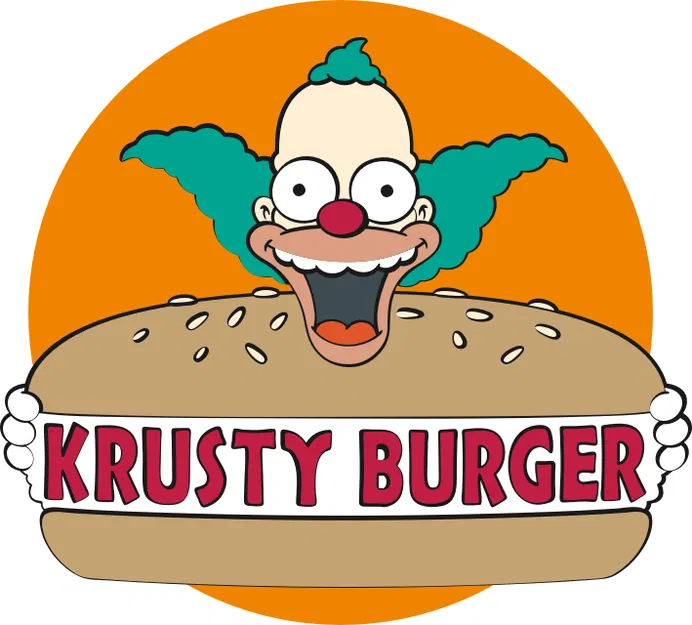 Logo Krusty Burger - Hueforge - Image 1