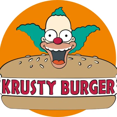 Logo Krusty Burger - Hueforge