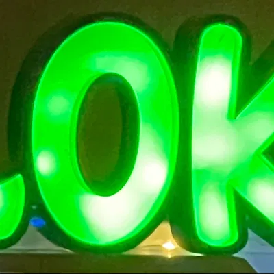 Chữ Loki / Biển Chữ Đèn Loki