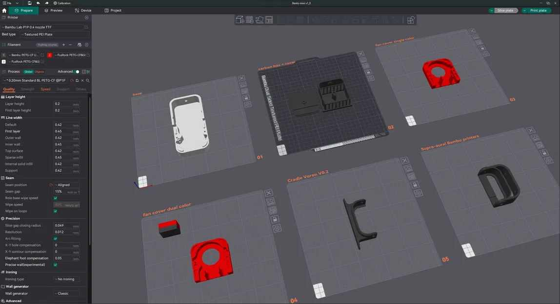 Bento mini cho máy Bambu Lab X1C P1P và Voron V0.2 - Image 11