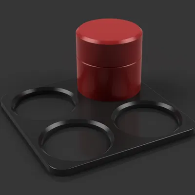 Hộp Tròn Có Nắp Và Đế