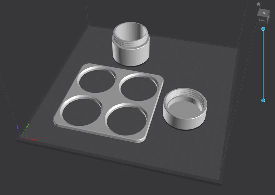 Hộp Tròn Có Nắp Và Đế - Image 3