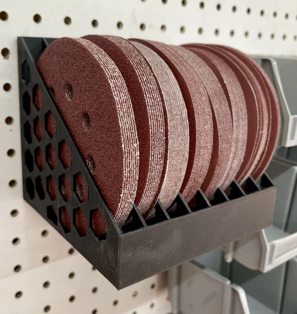 Giá Đỡ Giấy Nhám 5 inch/127mm Cho Pegboard - Image 1