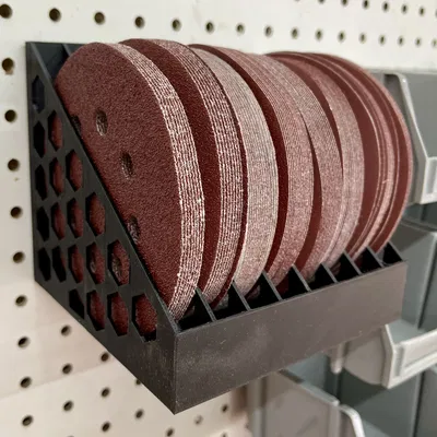 Giá Đỡ Giấy Nhám 5 inch/127mm Cho Pegboard