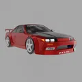 Mô Hình 3D Nissan Silvia S13 Độ - Thumbnail 1