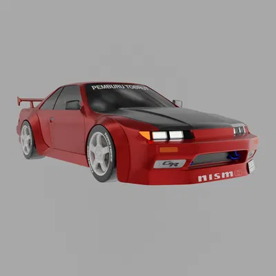 Mô Hình 3D Nissan Silvia S13 Độ