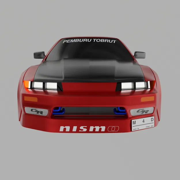 Mô Hình 3D Nissan Silvia S13 Độ - Image 3