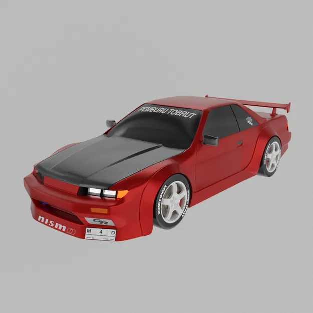 Mô Hình 3D Nissan Silvia S13 Độ - Image 8