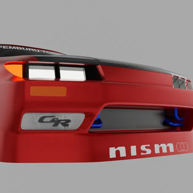 Mô Hình 3D Nissan Silvia S13 Độ - Image 9
