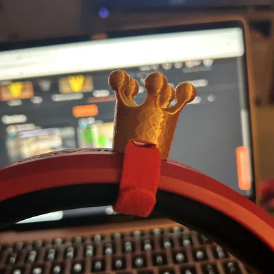 Phụ Kiện Chụp Tai Nghe Gaming Hình Vương Miện