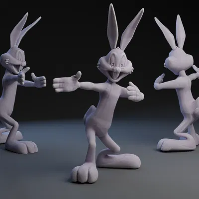 Mô hình 3D Bugs Bunny