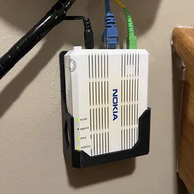 Giá Treo Tường Modem Nokia (MetroNet) - Hàng Tự Chế