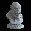 Tượng Bán Thân Orc In Không Cần Support - Thumbnail 1