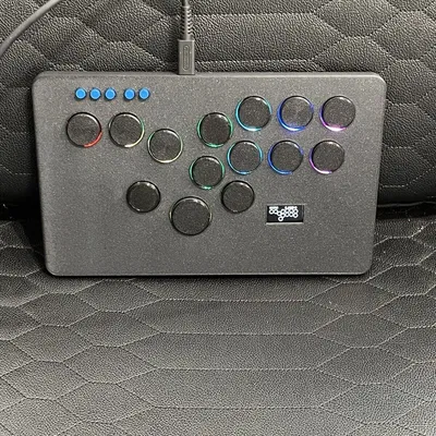 FlatboxP V5 Large Enclosure 6x6 tac switch Có Cheat Buttons & OLED