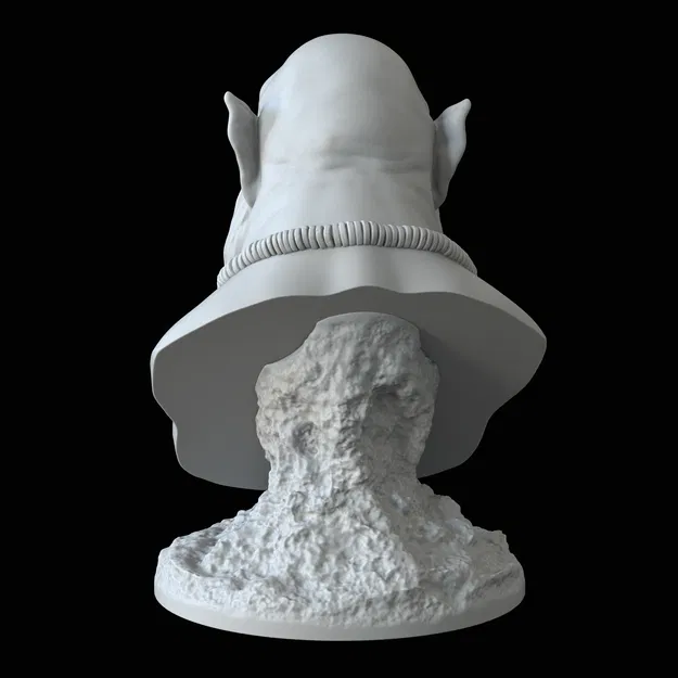 Tượng Bán Thân Orc In Không Cần Support - Image 3