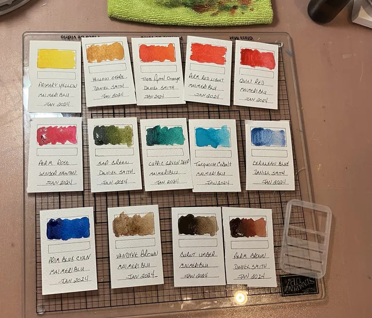 Mẫu Thẻ Mảng Màu Nước - Image 1