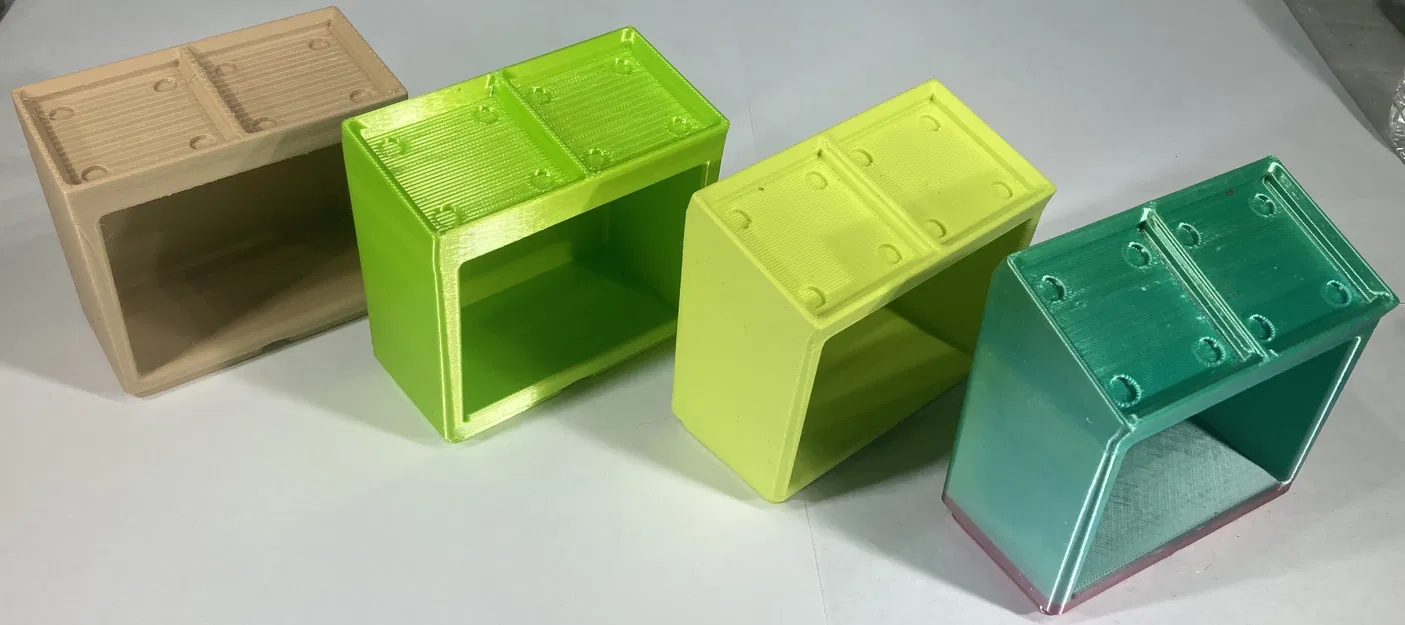 Đế Nâng Cao Gridfinity 1x2 Nghiêng - Image 2