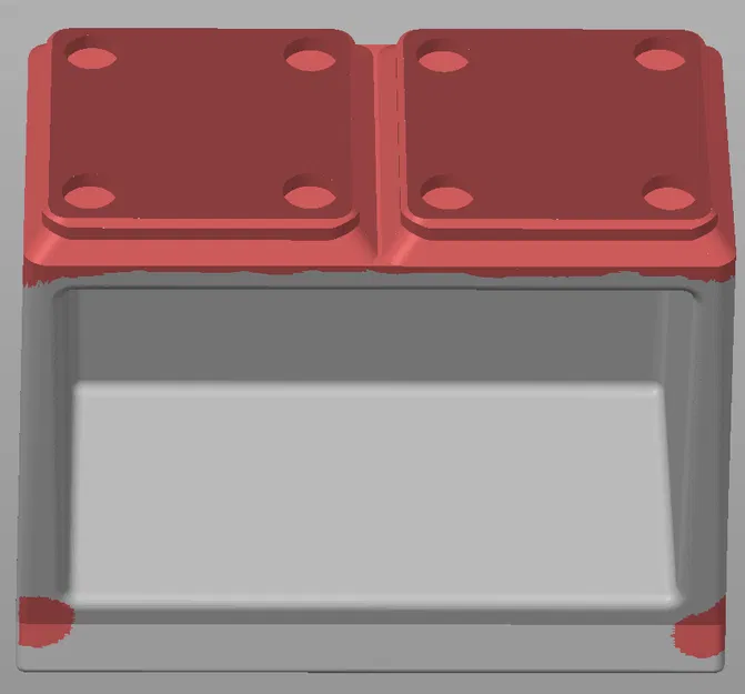 Đế Nâng Cao Gridfinity 1x2 Nghiêng - Image 3