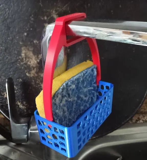 Rổ Đựng Bọt Biển Vòi Nước Kiểu Voronoi - Image 2