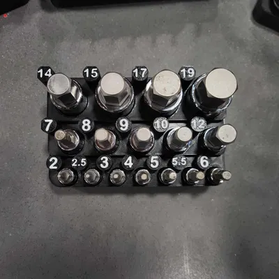 Khay Đựng Tuýp Lục Giác Metric