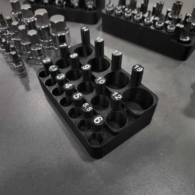 Khay Đựng Tuýp Lục Giác Metric