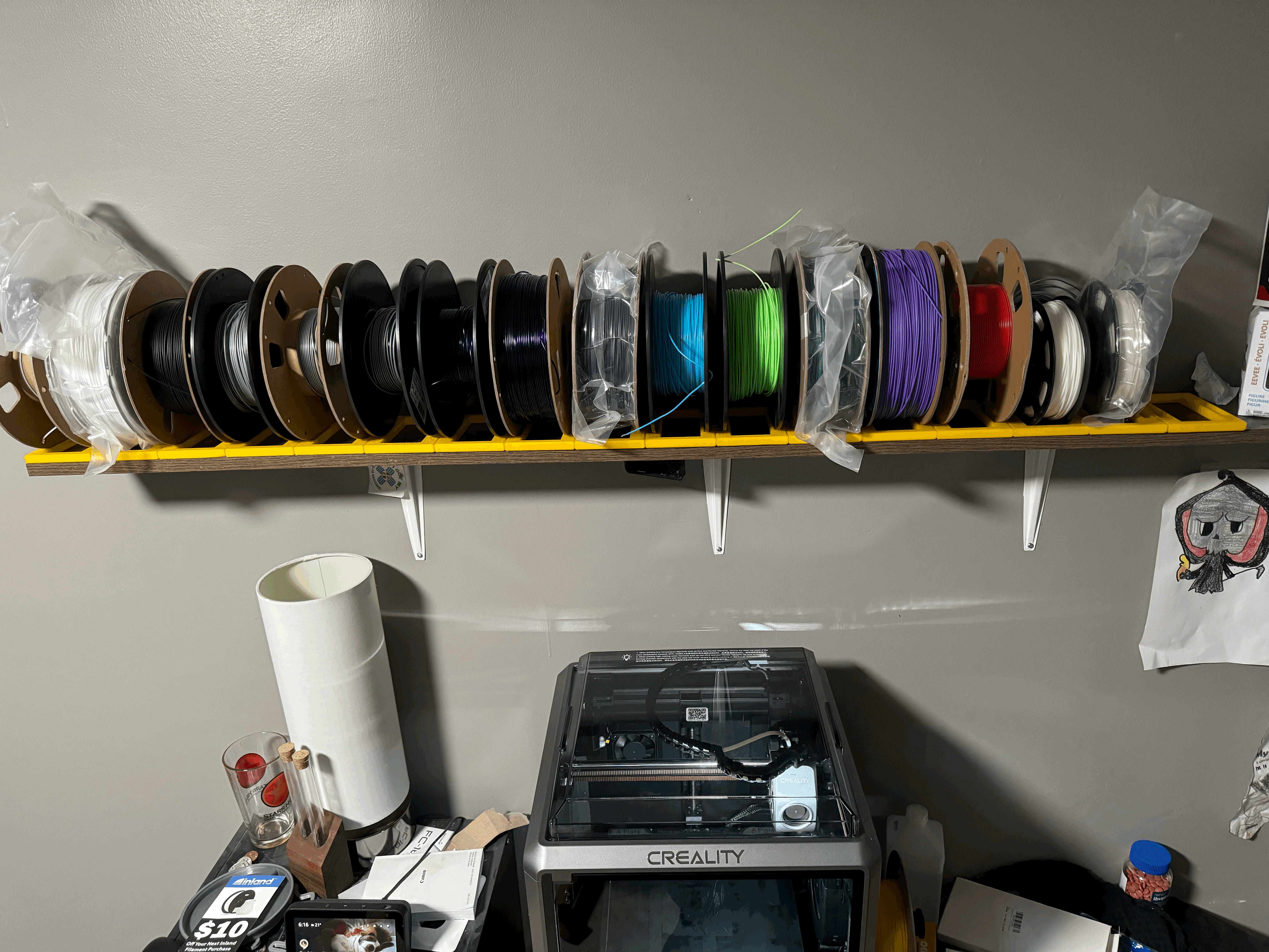 Giá Đỡ Cuộn Dây Nhựa In 3D Lắp Ráp