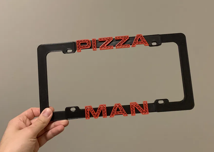 Khung Biển Số Modul - Thiết Kế 4 Mảnh Cho Mọi Kích Thước Bàn In - Image 1