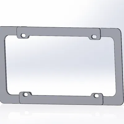 Khung Biển Số Modul - Thiết Kế 4 Mảnh Cho Mọi Kích Thước Bàn In