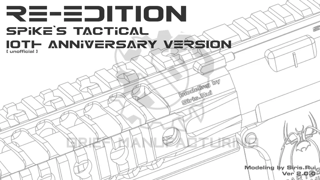GIRLS’ FRONTLINE ST-AR15 Rail Cho Gel-Blaster CYMA - Image 1