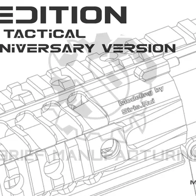 GIRLS’ FRONTLINE ST-AR15 Rail Cho Gel-Blaster CYMA