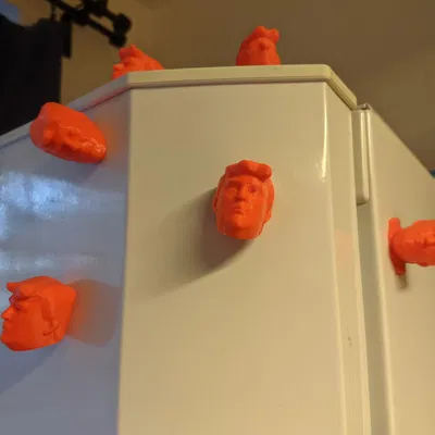 Móc khóa tủ lạnh hình Donald J. Trump